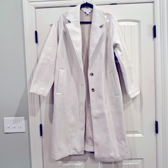 Full Length Peacoat • Ivory - Picture 1 of 2